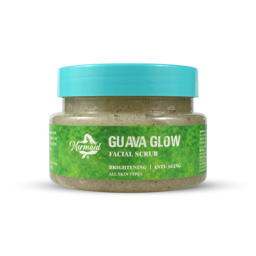 Mermaid Guava Glow Facial Scrub, 200g